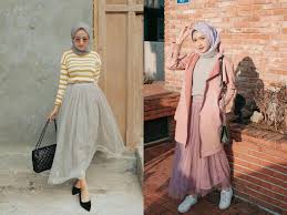 Padu Padan Gaya OOTD Rok Tutu Untuk Wanita Hijab, Dari Kasual hingga Formal Yang Keren Dan Elegan