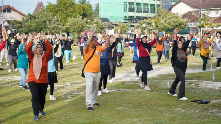 Car Free Day Paseban Bantul Meriah, Jadi Ruang Edukasi Kesehatan untuk Warga