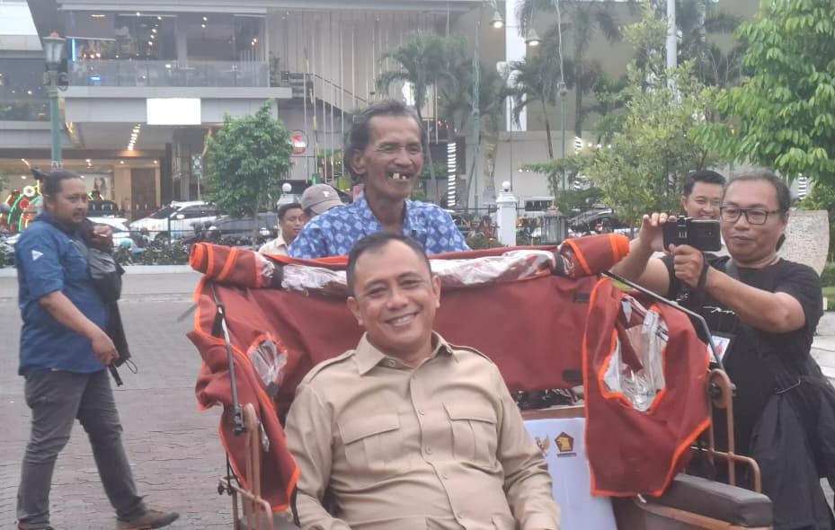 Jogja Dapat 200 Becak Listrik Bantuan Presiden Prabowo, Nilainya Rp22 Juta per Unit