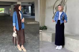 Gaya Fashion Wanita Hijab Dengan Jaket Jeans, Bikin Tampilan Kasual Yang Stylish Di 2025