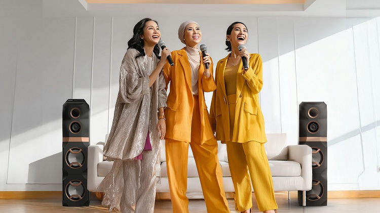 Sharp Luncurkan Speaker Aktif SAS Serie, Fitur Karaoke Modern Jadi Hiburan Keluarga