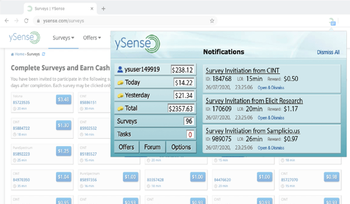 Hasilkan hingga 100 Dollar Per Bulan, Simak Cara Mendaftar di Website Penghasil Uang ySense