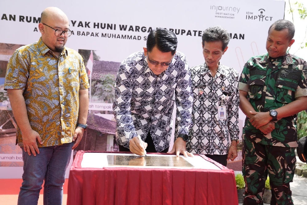 InJourney Destinations Bangun Rumah Layak Huni Dukung Pengentasan Kemiskinan di Sleman