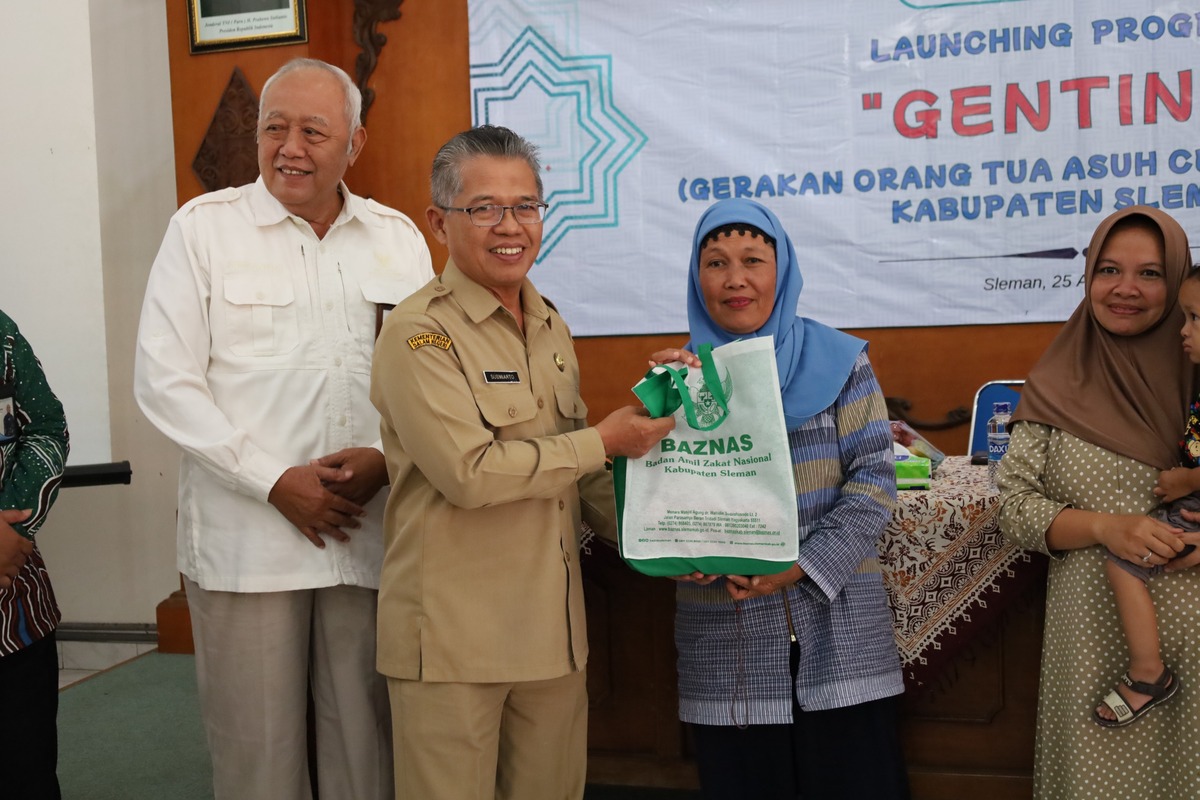 ‘Telur Bahagia’ GENTING Sleman: Kolaborasi Baznas dan Bank Sleman Percepat Penurunan Stunting Anak