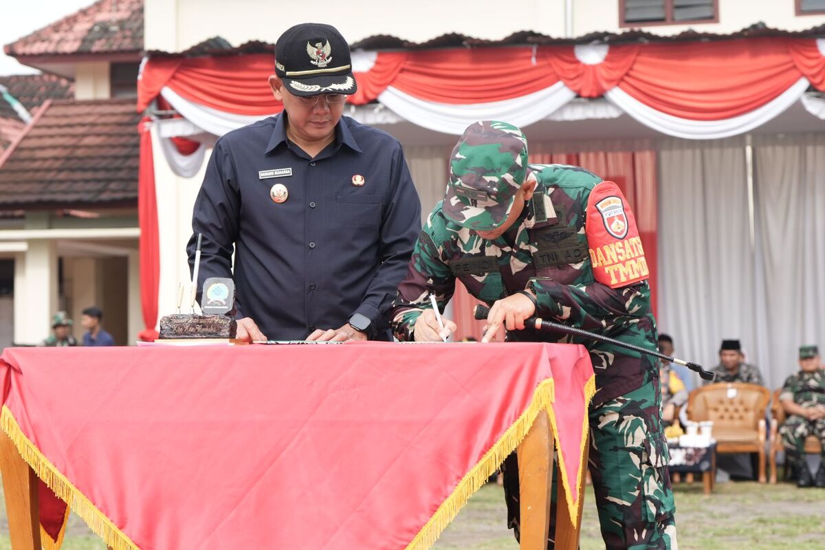 TMMD Sengkuyung 2026 Percepat Pembangunan Desa di Sleman