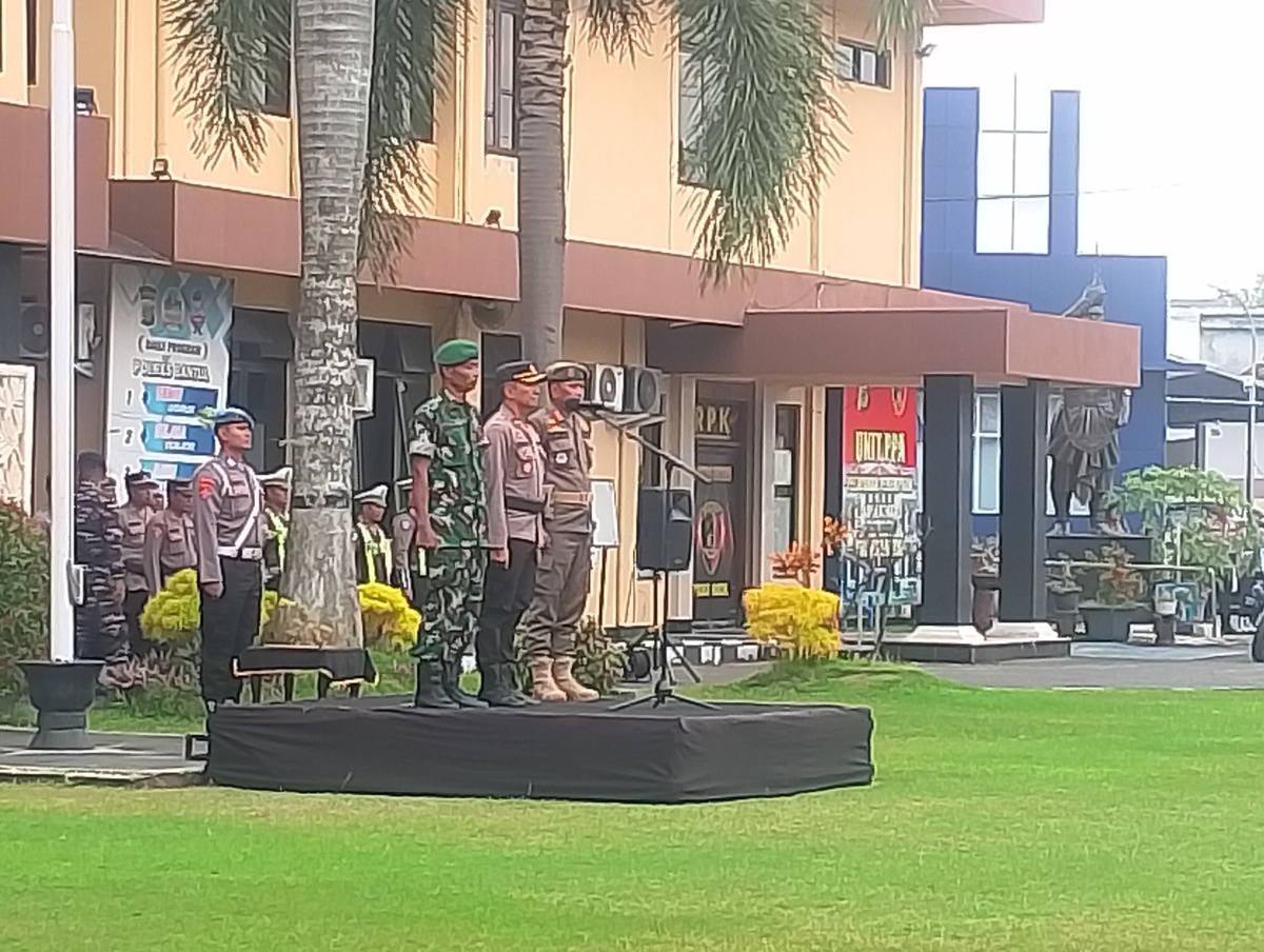 Hampir 1.000 Personel Dikerahkan, Polres Bantul Maksimalkan Pengamanan Natal 2025 dan Tahun Baru 2026