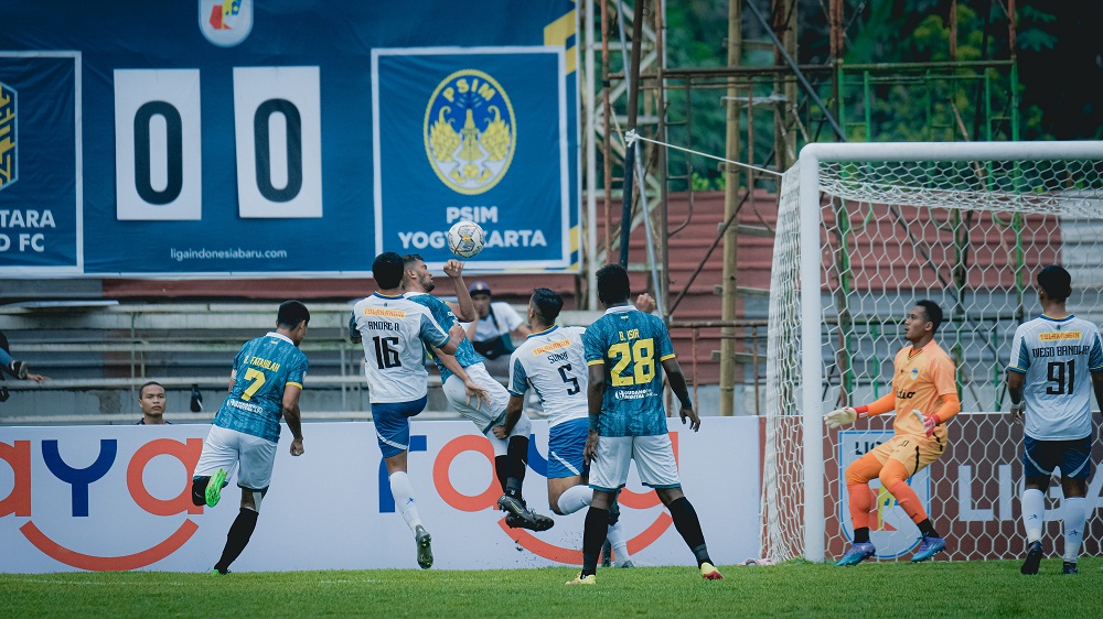 Nusantara United Gagal Raih Poin Penuh Saat Menjamu PSIM Jogja