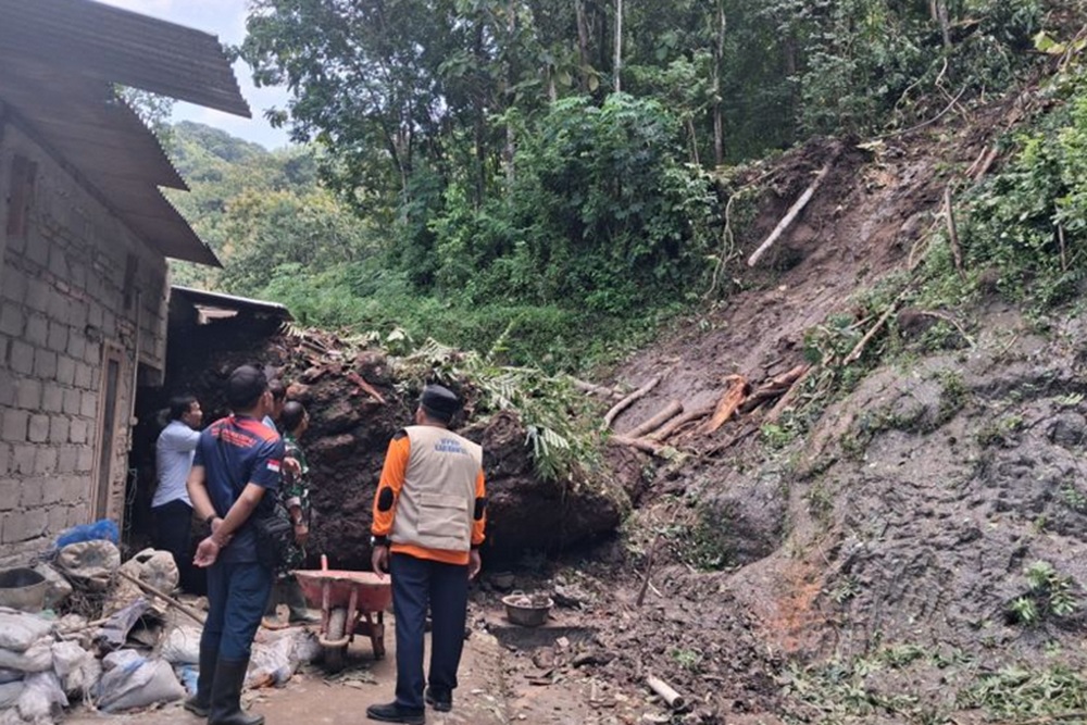 BPBD Bantul Minta Lima Warga Mengungsi Usai Tebing Longsor di Imogiri