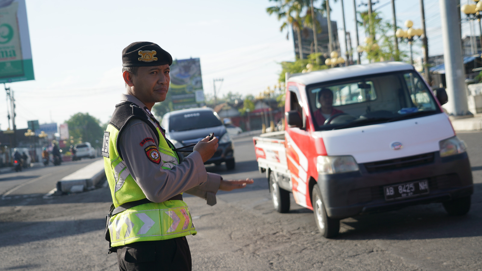 82 Ribu Kendaraan Melintas di Gunungkidul, Pospam Hargodumilah Jadi Titik Rawan Mudik