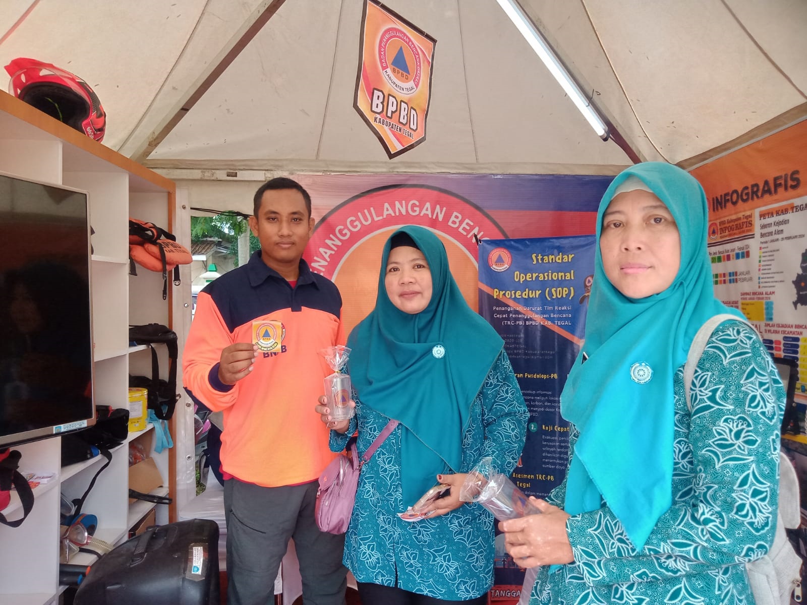 Slawi Ageng Expo 2024, BPBD Kabupaten Tegal Berikan Edukasi Siaga Bencana