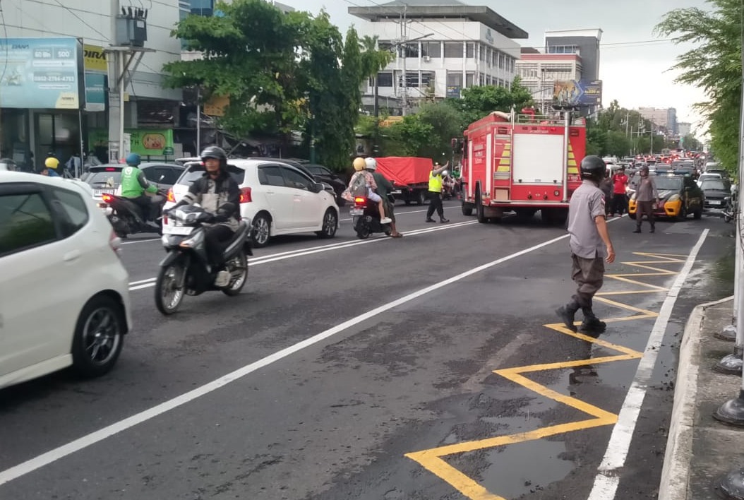Kebakaran di Kolong Jembatan Gondolayu Jogja, Diduga Akibat Puntung Rokok