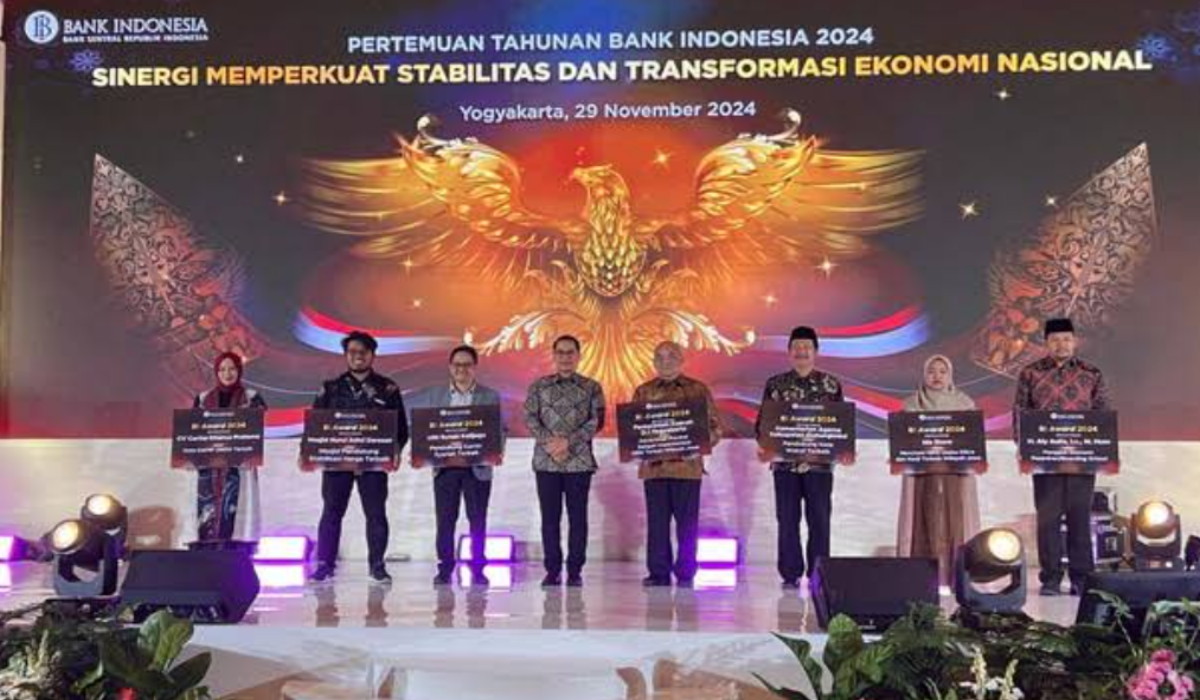 Raih 7 Penghargaan di Bank Indonesia Award 2024, DIY Jadi Penggerak Ekonomi Nasional