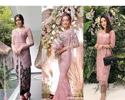 Ide Outfit Style Wanita Dengan Kebaya Pink Simple Tapi Elegan, Untuk Tampilan Memikat dan Feminin