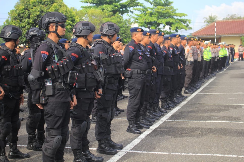 Ratusan Personel Amankan Kegiatan Hajatan Rakyat di Kulon Progo