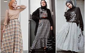 Jenis Model Rok Panjang Kekinian Wanita Hijab, Fashionable Khusus Para Hijabers 2025
