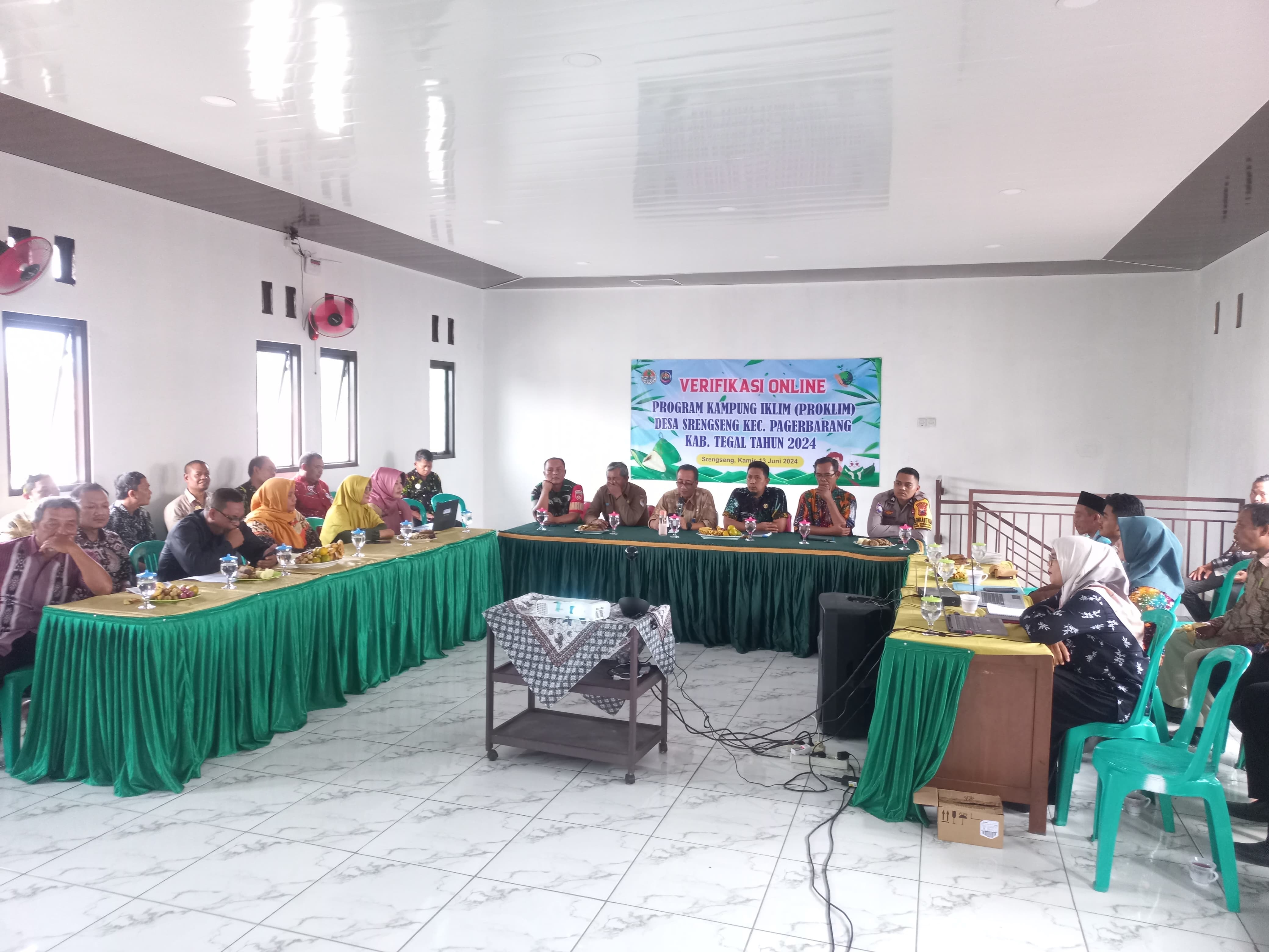 DLH Kabupaten Tegal Verifikasi Online ProKlim Kategori Utama di Desa Srengseng