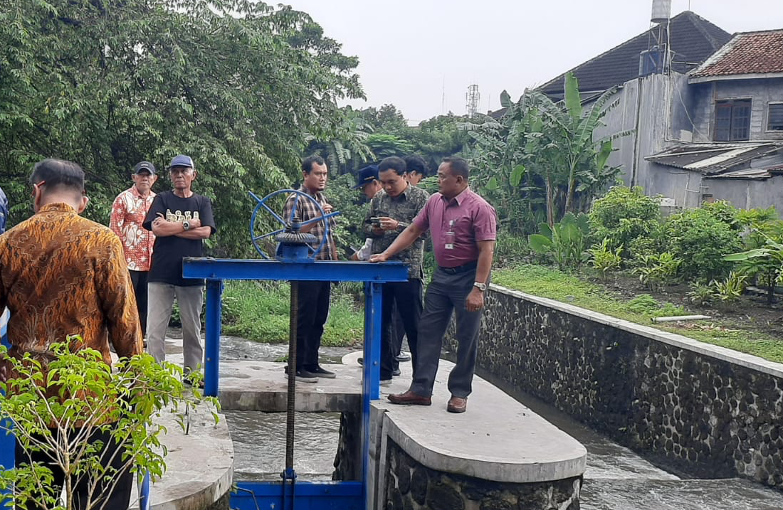 Tebing Sungai Pelang Sinduharjo Tergerus Banjir, Warga Usul Pembangunan Talud 90 Meter 