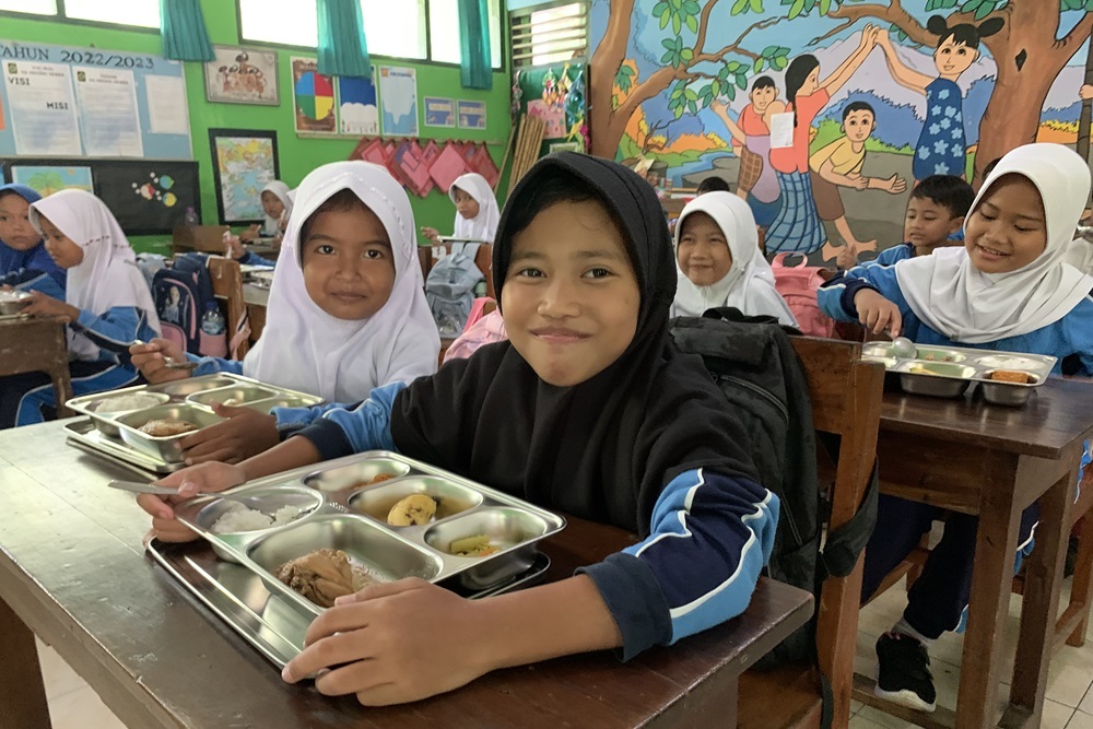 Hari Pertama, Program Makan Bergizi Gratis di Kulonprogo Menyasar 2.200 Anak di 41 Sekolah