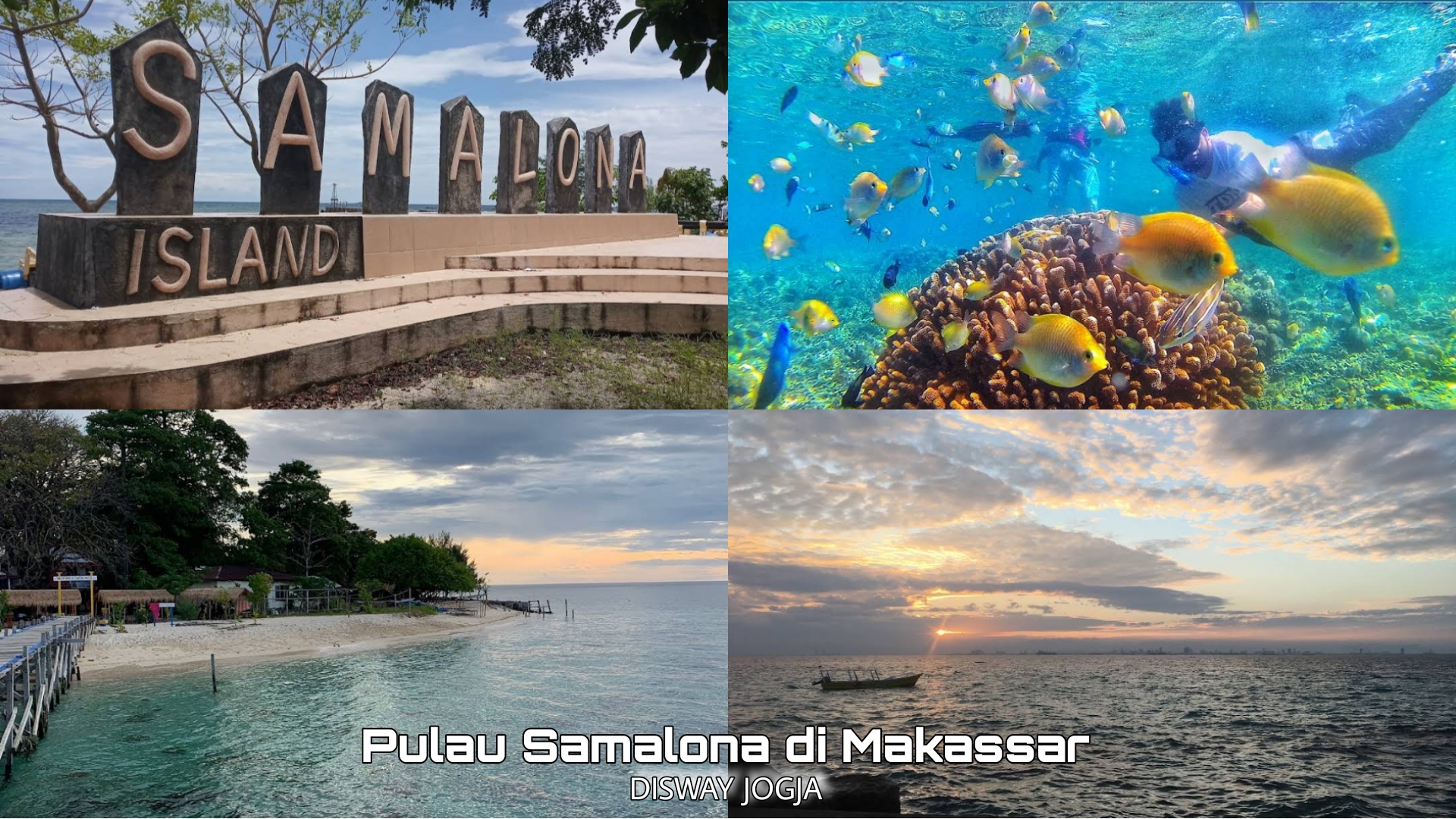 Wisata Terbaru 2024 Pulau Samalona, Tersohor di Makassar Cek Info, Lokasi dan HTM Disini