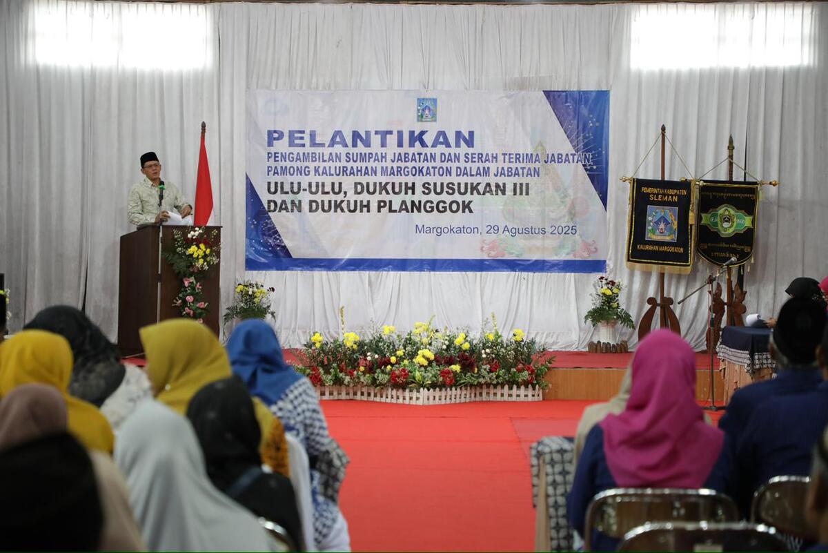 Wabup Sleman Ingatkan Pamong Margokaton: Jabatan Bukan Seremonial, Tapi Amanah Rakyat dan Tuhan