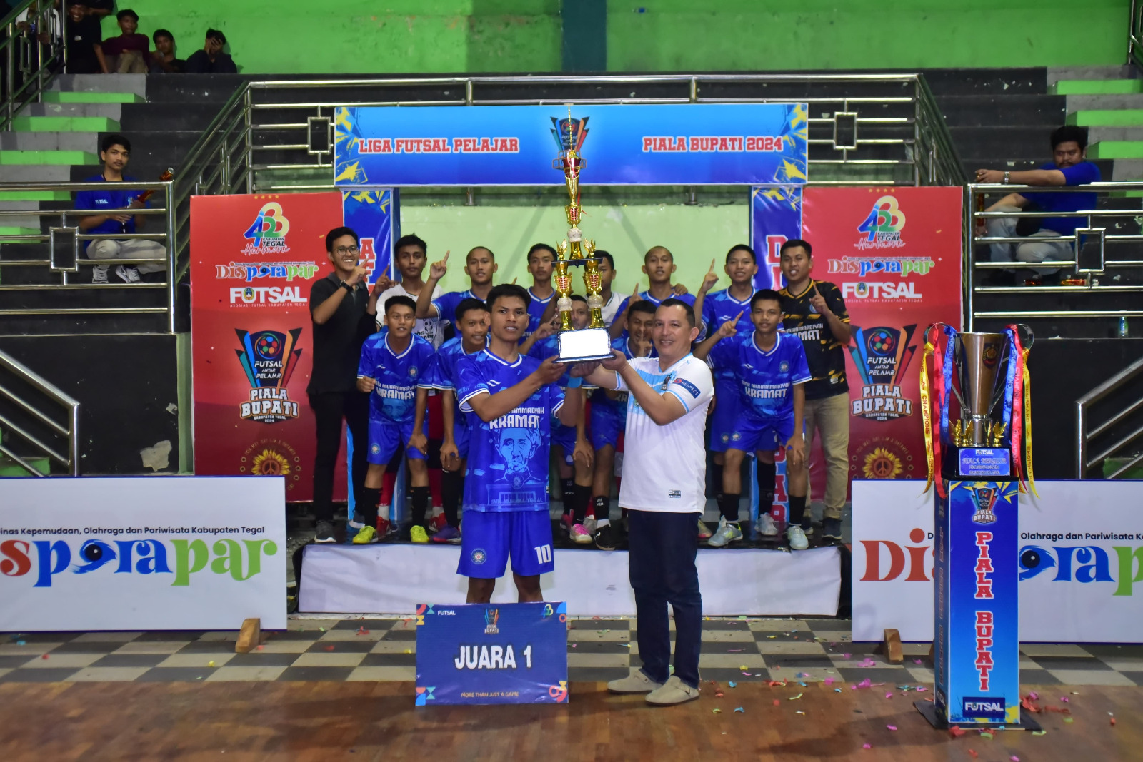 Meriahkan Hari Jadi ke-423, Pj Bupati Tegal Apresiasi Liga Futsal Pelajar
