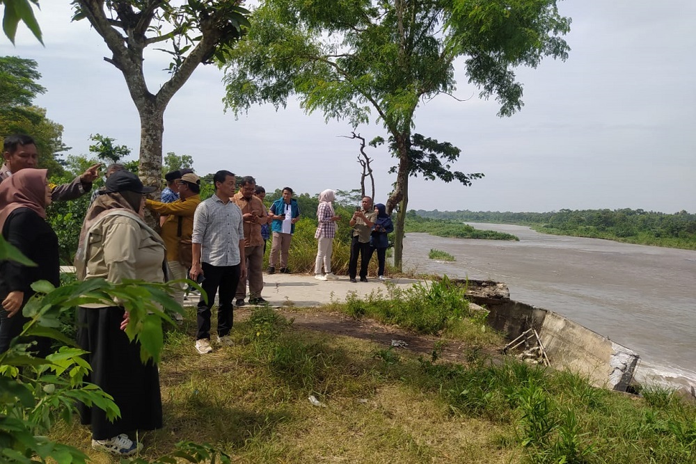 Komisi A DPRD Bantul Dorong Agar BBWSO Segera Tangani Kerusakan Groundsill Srandakan