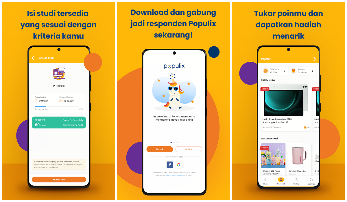 Dapatkan Saldo Gratis hingga Rp200 Ribu Rupiah di Aplikasi Survei Online Populix, Simak Disini