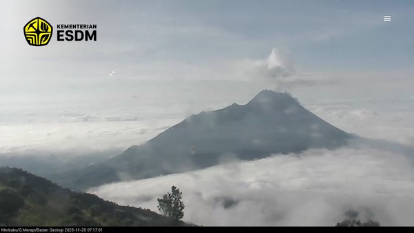 Merapi Status Siaga, 5 Kali Awan Panas Tercatat Sepekan Terakhir