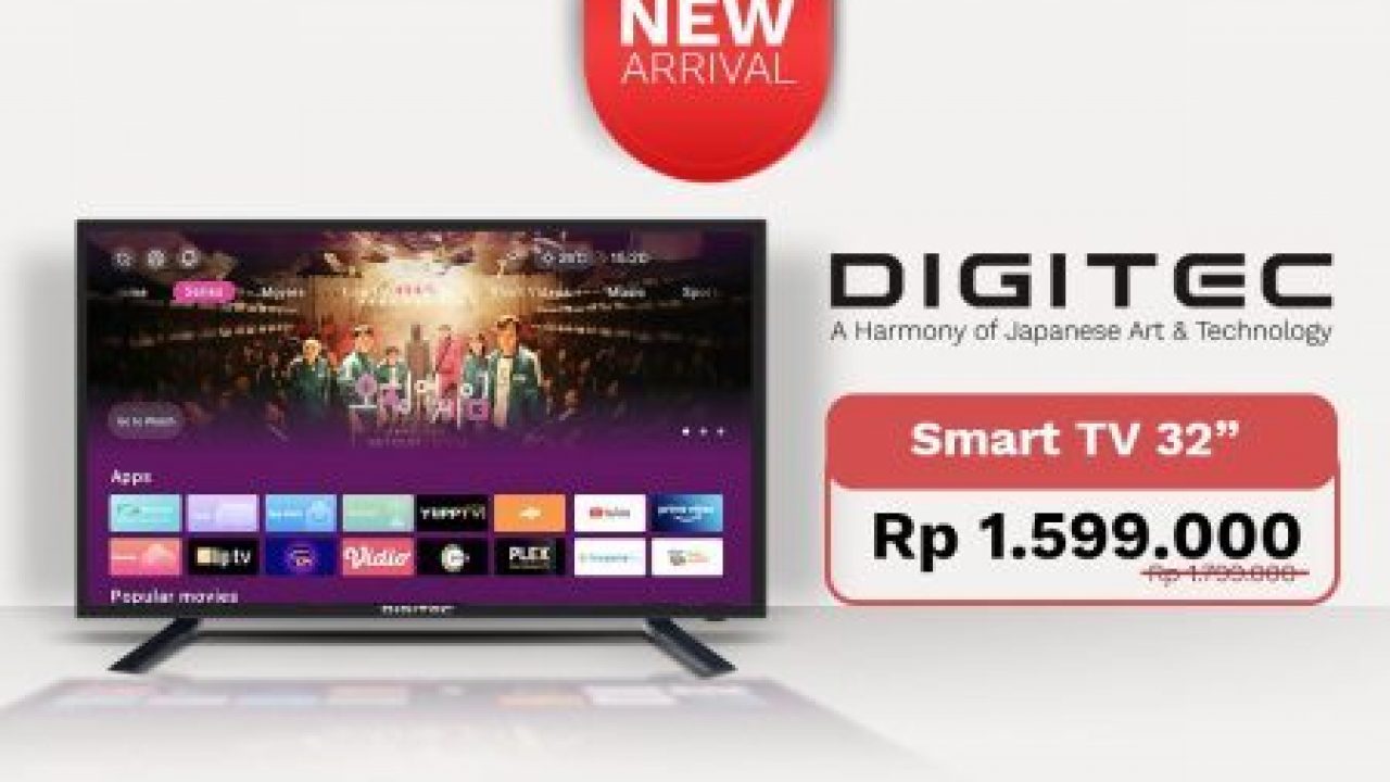 Harga Murah Digitec Rilis 2 Smart TV di Indonesia, Mulai dari Rp 1 Jutaan