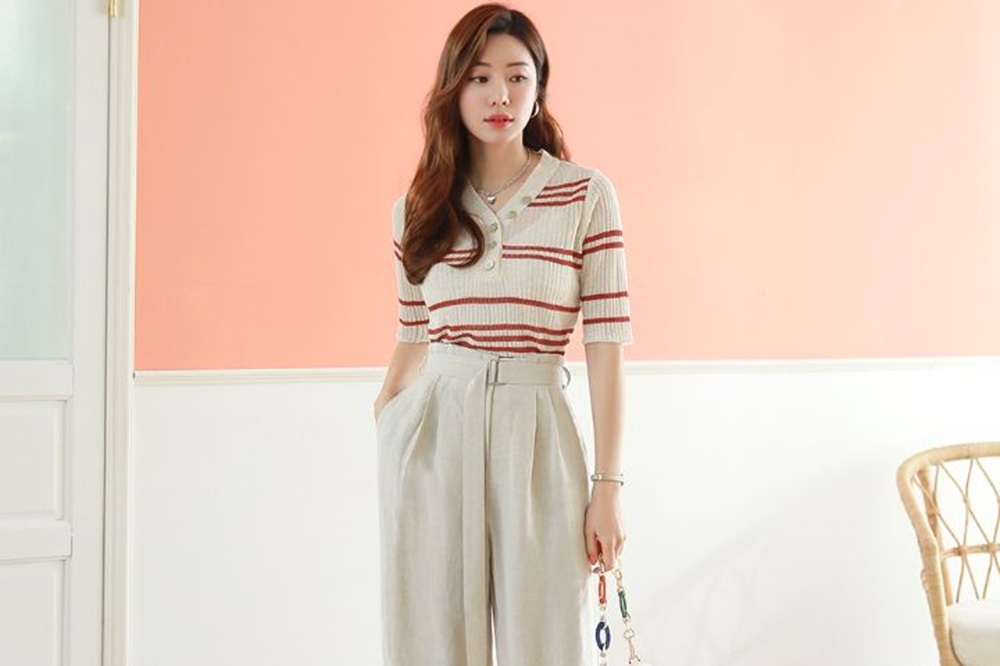 Paduan Outfit Kulot High Waist Bikin Terlihat Jenjang, Tampilan Jadi Stylish dan Elegan