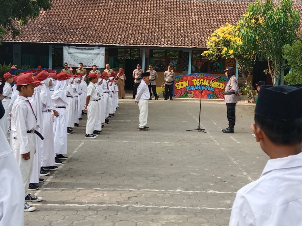 Jadi Pembina Upacara Bendera, Begini Pesan Kanit Binmas Polsek Kalibawang AKP Nurjihati