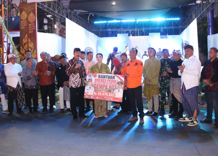 Kemeriahan Brebes Culture Festival 2026, Simbol Lepas Bantuan Senilai Rp65.075.822 Bagi Korban Bencana NTT