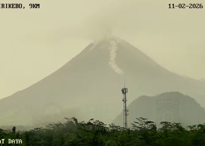 Merapi Luncurkan Awan Panas hingga 1,5 Km, BPPTKG Peringatkan Potensi Lahar Saat Hujan