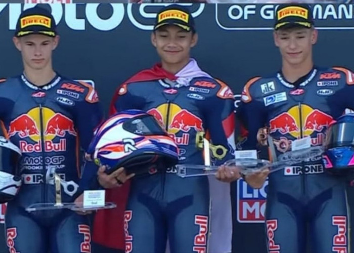 Pembalap Sleman Kumandangkan Indonesia Raya dari Sirkuit Sachsenring Jerman