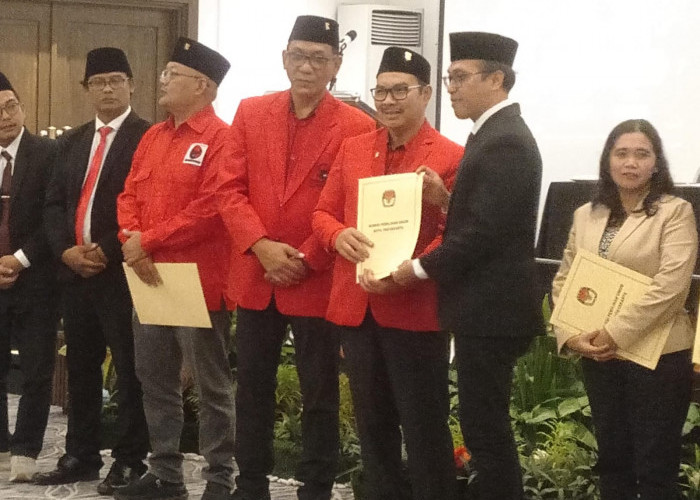  KPU Kota Yogyakarta Tetapkan Hasto-Wawan sebagai Wali Kota-Wakil Wali Kota Yogyakarta Periode 2025-2030