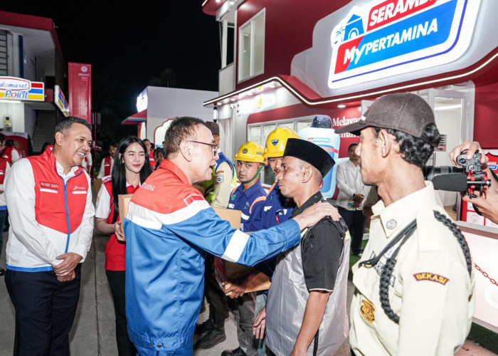 Komisaris Utama Pertamina Tinjau SPBU Rest Area KM 57, Pastikan Kesiapan BBM Arus Mudik 2026