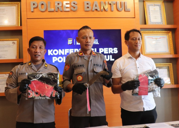 Duel di Depan Sekolah Bantul, Pelaku Ayunkan Bendo ke Dua Korban