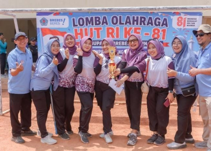 Meriahkan HUT Kemerdekaan Lewat Lomba Tradisional Terompah Putri, RSUD Brebes Juara 1 Dinkesda Juara 3
