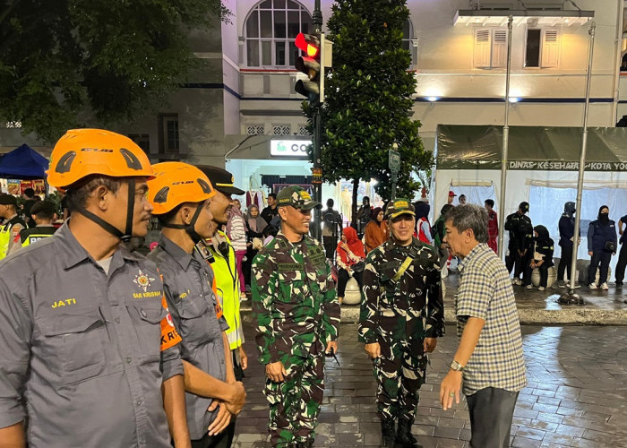 Pantauan Malam Tahun Baru di Kota Yogyakarta, Jaga Kondusifitas dan Kebersihan Pusat Keramaian