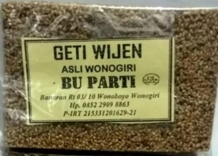 7 Rekomendasi Oleh-oleh Menarik Khas Wonogiri, Ada Geti Wijen Hingga Sambal Cabuk