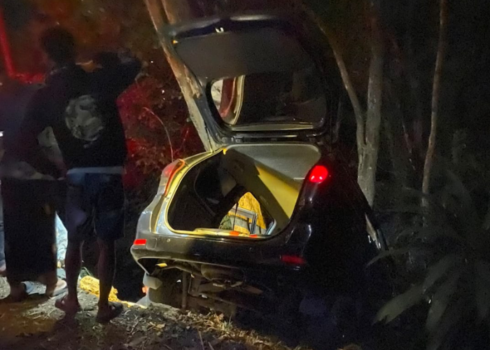 Minibus Hantam Pembatas Jembatan lalu Masuk Jurang di Dlingo, Tiga Penumpang Terluka