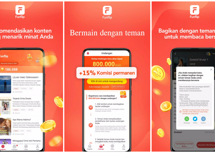 Modal Baca Berita dan Artikel Dapat Saldo hingga Rp100 Ribu di Aplikasi Funflip Penghasil Cuan, Cek Disini