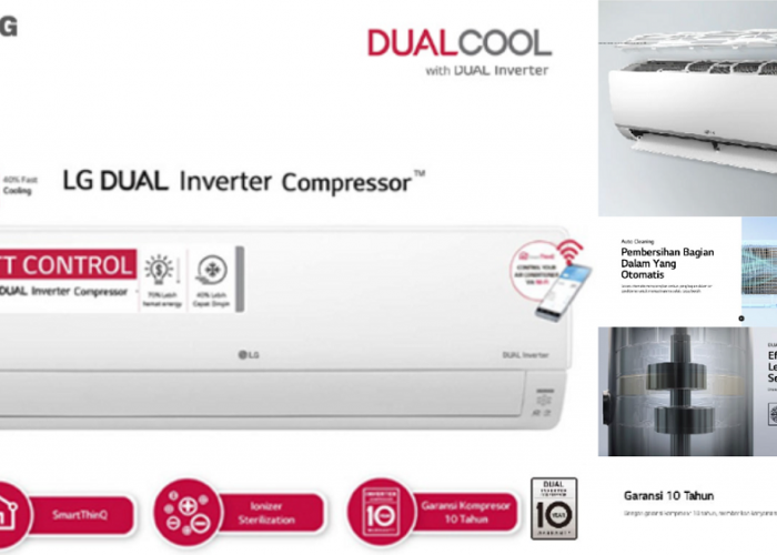 Fitur Watt Control AC Inverter Terbaik LG Eco T10EV4, Peduli Kesehatan Nyaman Digunakan Keseharian