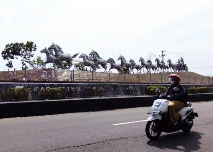 12 Patung Kuda di Kulon Progo Ditinjau Gubernur DIY, Jadi Simbol Laju Pembangunan