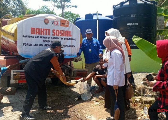 47 Tangki Air Bersih Disalurkan ke Gunungkidul, Sasar Wilayah yang Belum Tercover Bantuan
