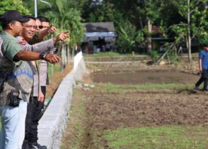 Tinjau Lahan Riset Pola Tanam Baru, Polda DIY Sebut Sangat Potensial untuk Tingkatkan Hasil Pertanian