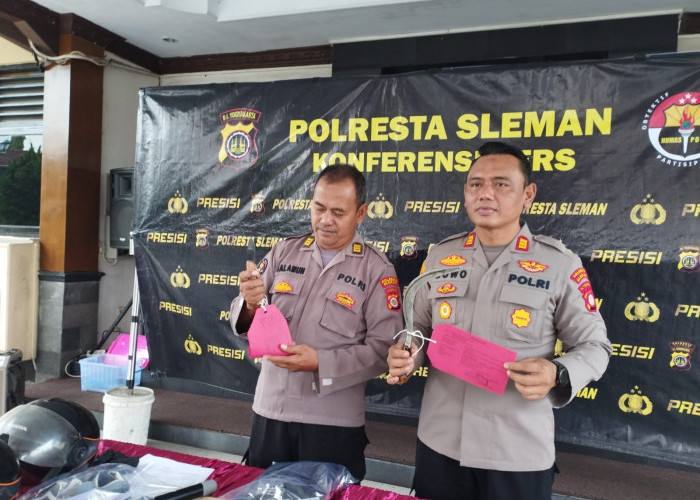 Remaja Dibacok di Gamping Sleman, Dua Pelajar Diciduk Polisi