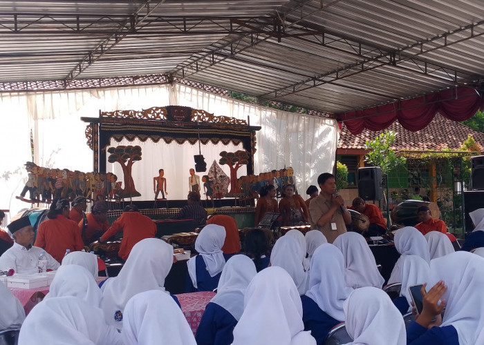 DIY Pusatnya Budaya, Wayang Cakruk Jadi Media Efektif Pembelajaran di SMPN 1 Minggir