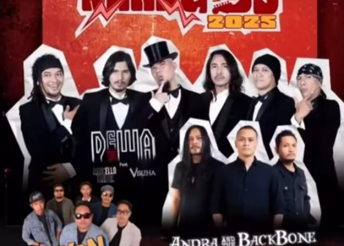 Panggung Naragigs Brebes 2025 Tampilkan DEWA 19 Feat Marcello Virzha Andra and The Backbone Hingga Guyon Waton