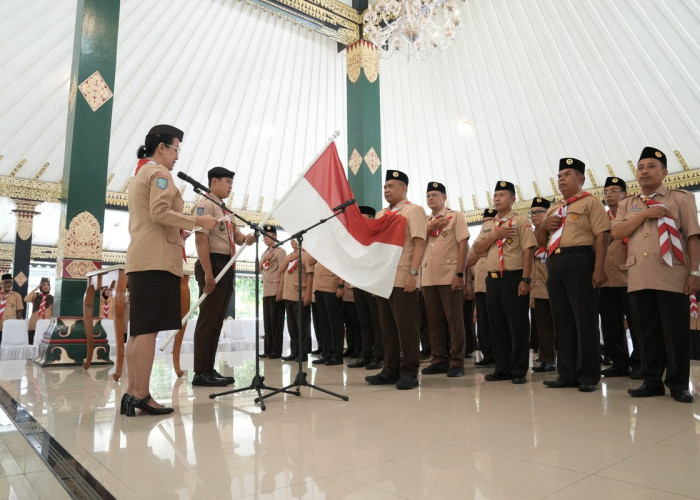 Harda Kiswaya Pimpin Pramuka Sleman, Tekankan Pendidikan Karakter Generasi Muda